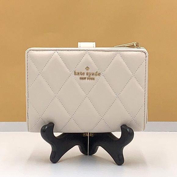 KATE SPADE Carey Medium Compact
Bifold Wallet Parchment Color - Picture 2 of 15